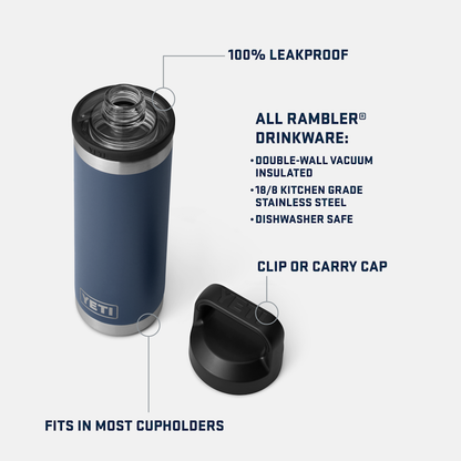 YETI Rambler® 18 oz (532 ml) Bottle Black